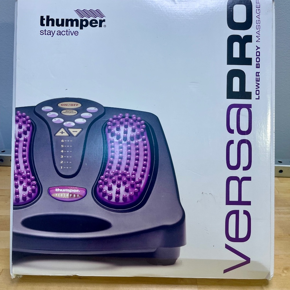NEW Thumper Versa Pro Massager 403NA Foot Leg And Back Massager w/Remote  Brand: